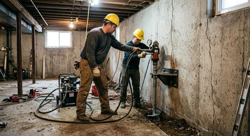 Basement Stabilization in La Habra, CA