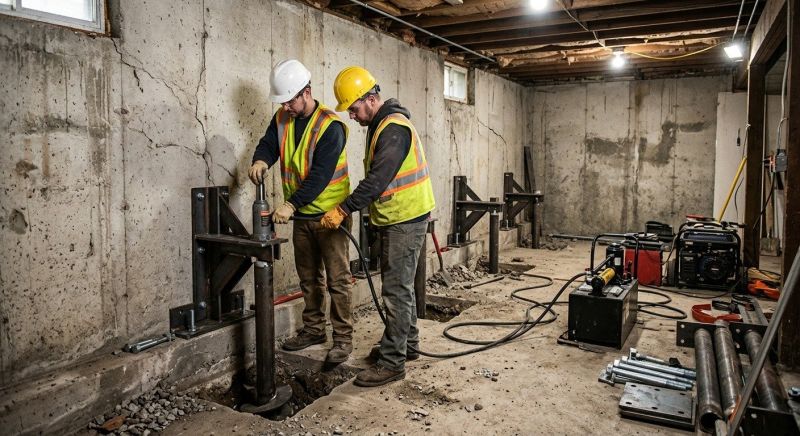 Basement Stabilization in La Habra, CA