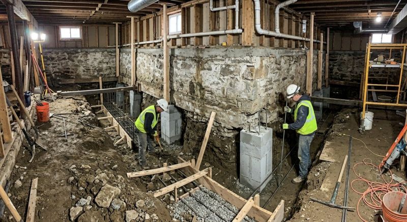 Basement Underpinning in La Habra, CA