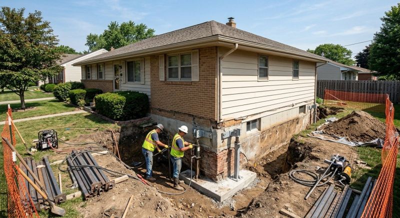 Building Foundation Repair in Brea, CA