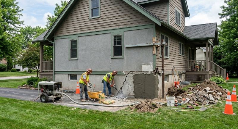 Building Foundation Repair in Cypress, CA