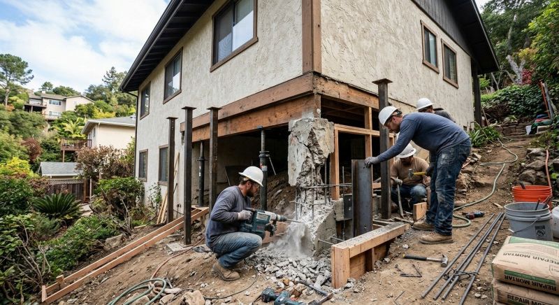 Concrete Foundation Repair in Costa Mesa, CA