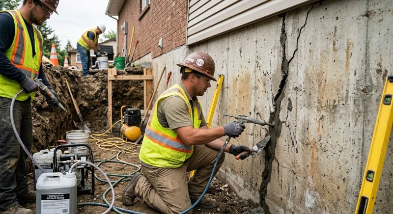 Cracked Foundation Repair in Cerritos, CA