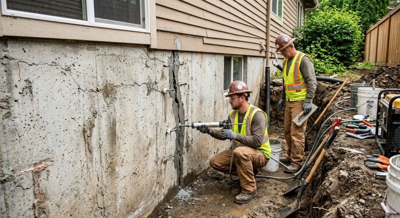 Cracked Foundation Repair in Compton, CA