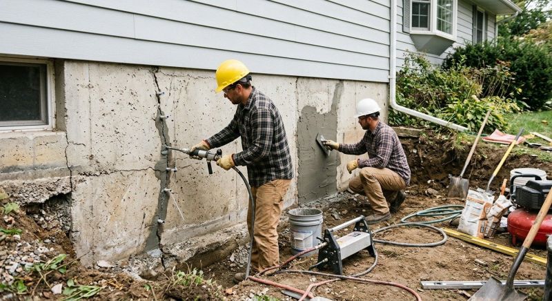 Cracked Foundation Repair in Monrovia, CA