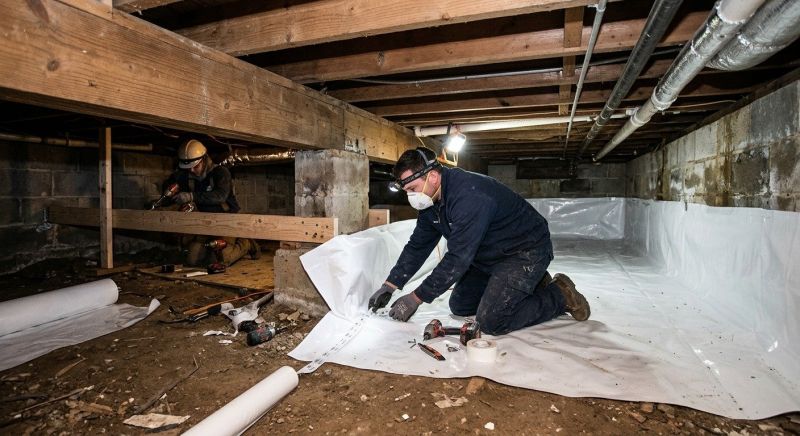 Crawl Space Leveling in La Habra, CA