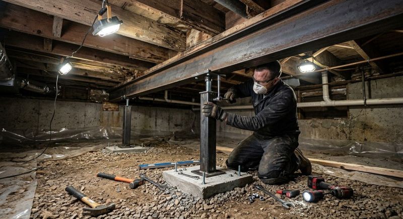 Crawlspace Foundation Repair in Cypress, CA