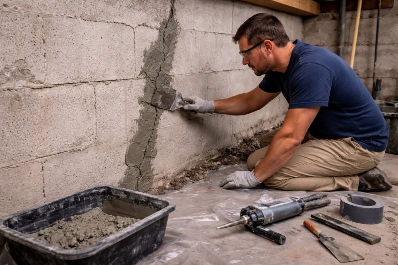 Foundation Crack Repair in La Habra, CA