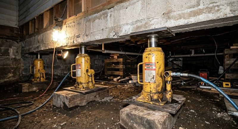 Foundation Jacking in Newport Beach, CA