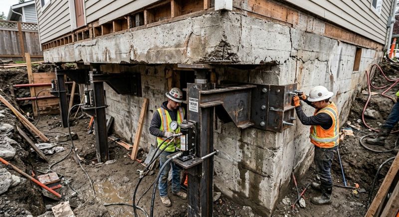 Foundation Lifting in Fullerton, CA