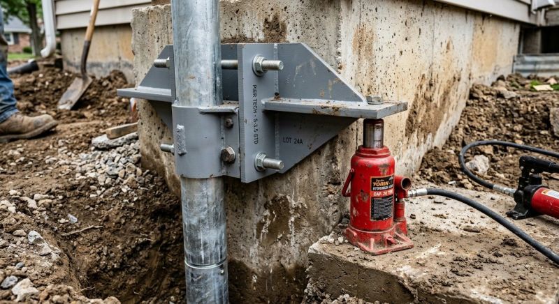 Foundation Pier Leveling in La Habra, CA