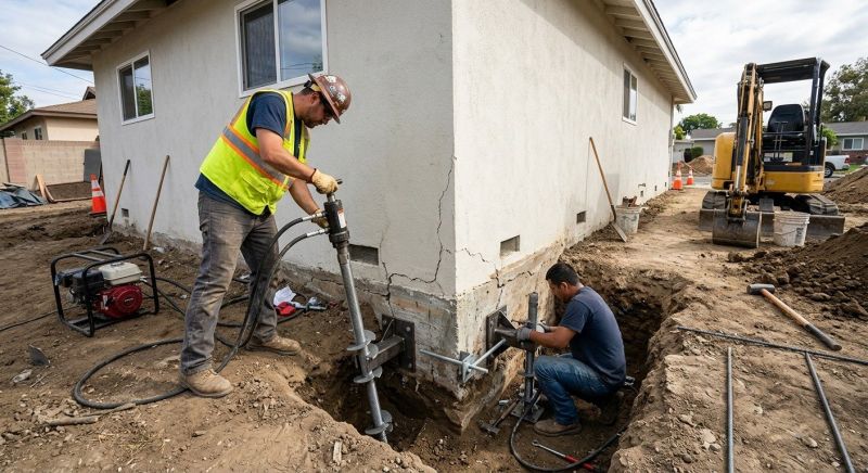Foundation Stabilizing in Claremont, CA