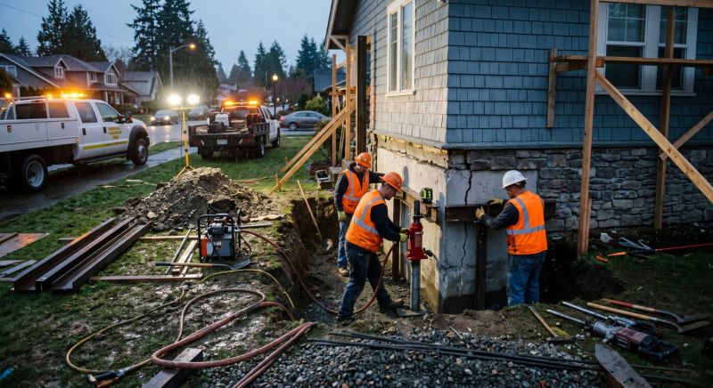 Foundation Stabilizing in Diamond Bar, CA