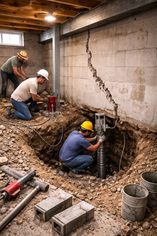 Foundation Structural Repair in Arcadia, CA