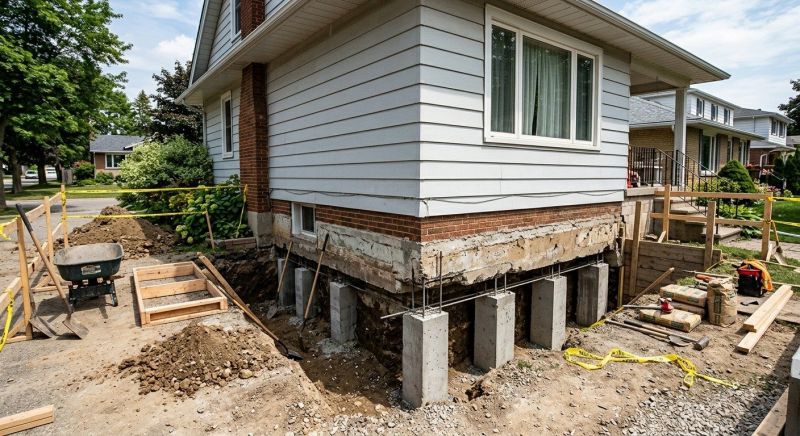 Foundation Underpinning in La Habra, CA