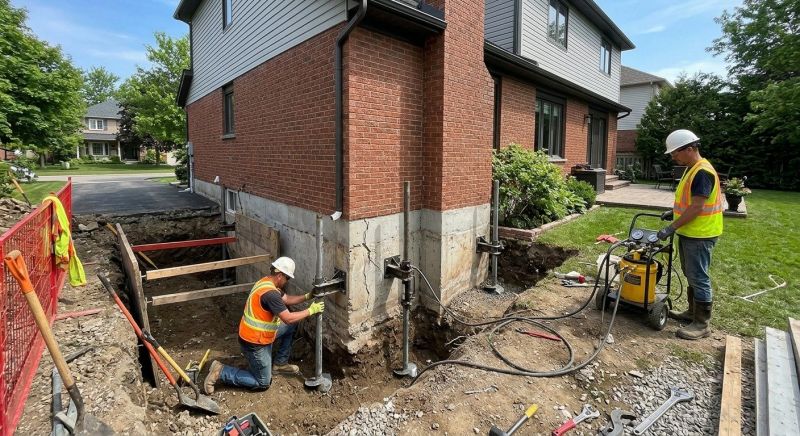 Foundation Underpinning in La Habra, CA