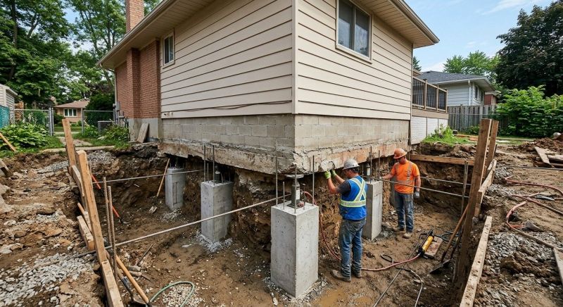 Foundation Underpinning in La Habra, CA