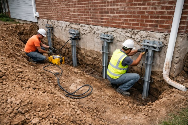 Helical Piers Installation in La Habra, CA