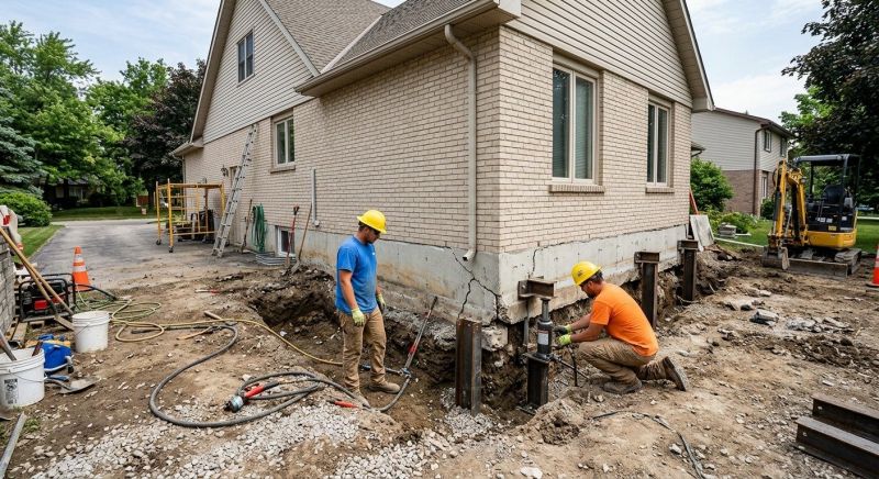 Helical Piers Installation in La Habra, CA