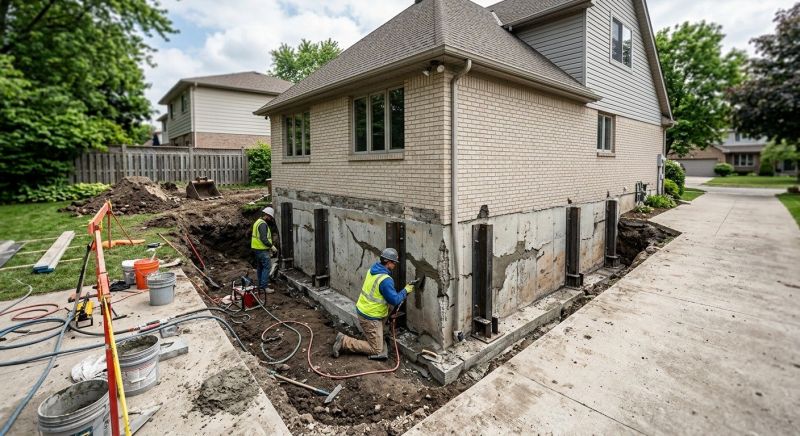 House Foundation Repair in La Habra, CA