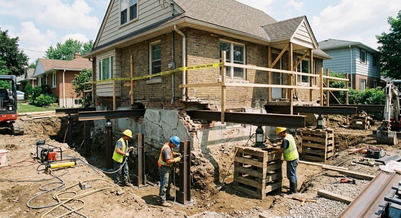 House Foundation Repair in La Habra, CA