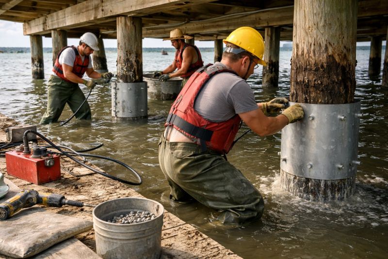 Piling Repair in Los Angeles County, CA
