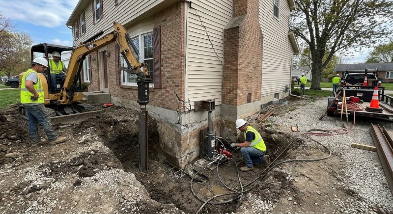 Sinking Foundation Repair in Corona Del Mar, CA
