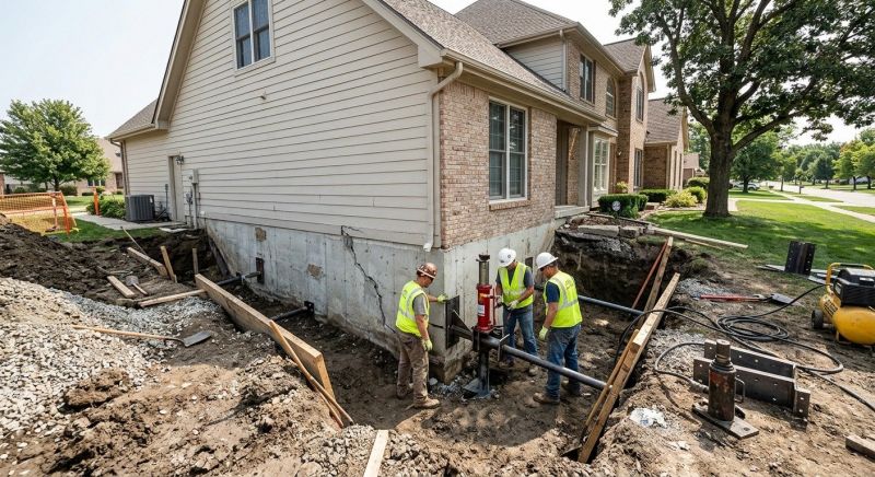 Sinking Foundation Repair in Gardena, CA