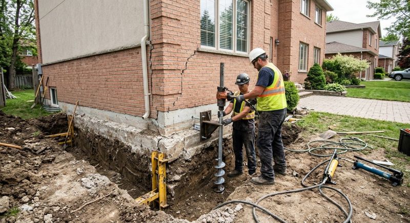 Sinking Foundation Repair in La Habra, CA