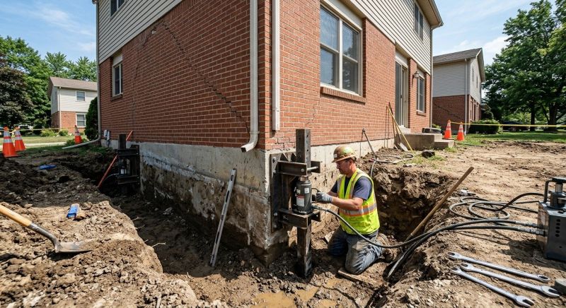 Sinking Foundation Repair in La Habra, CA