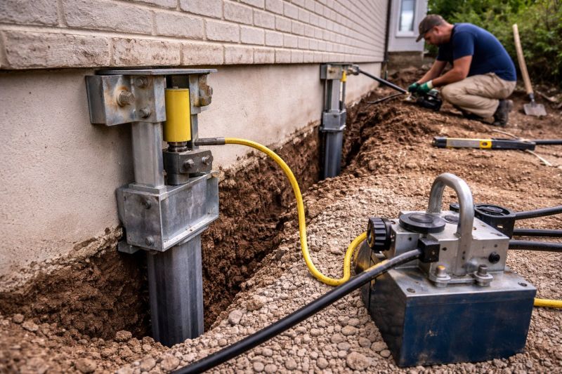 Sinking Foundation Repair in Monrovia, CA