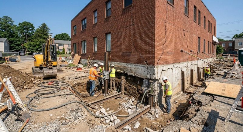 Building Foundation Repair in Villa Park, CA